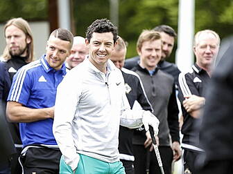 Rory McIlroy issues good luck...
